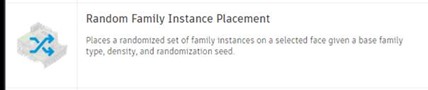 Autodesk Revit 2024: Random Family Instance Placement