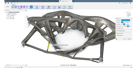 Generative design in Autodesk Fusion 360
