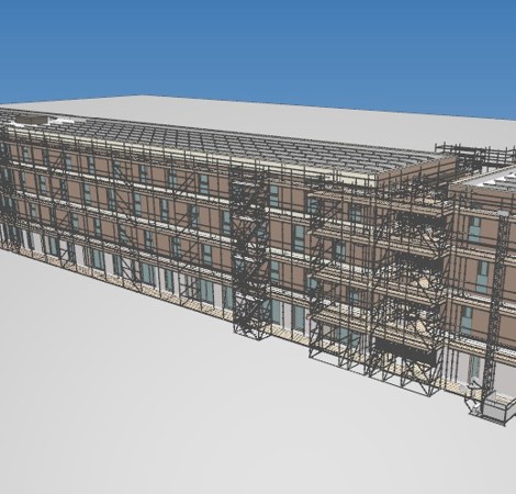 Wijngaarden BV ontwerpt snel steigers in 3D met de Steigerbibliotheek