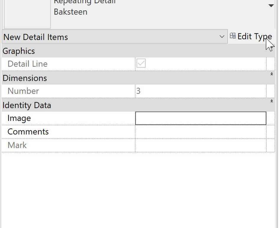 Printscreen Revit Properties