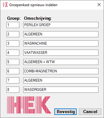 Circuits aanpassen