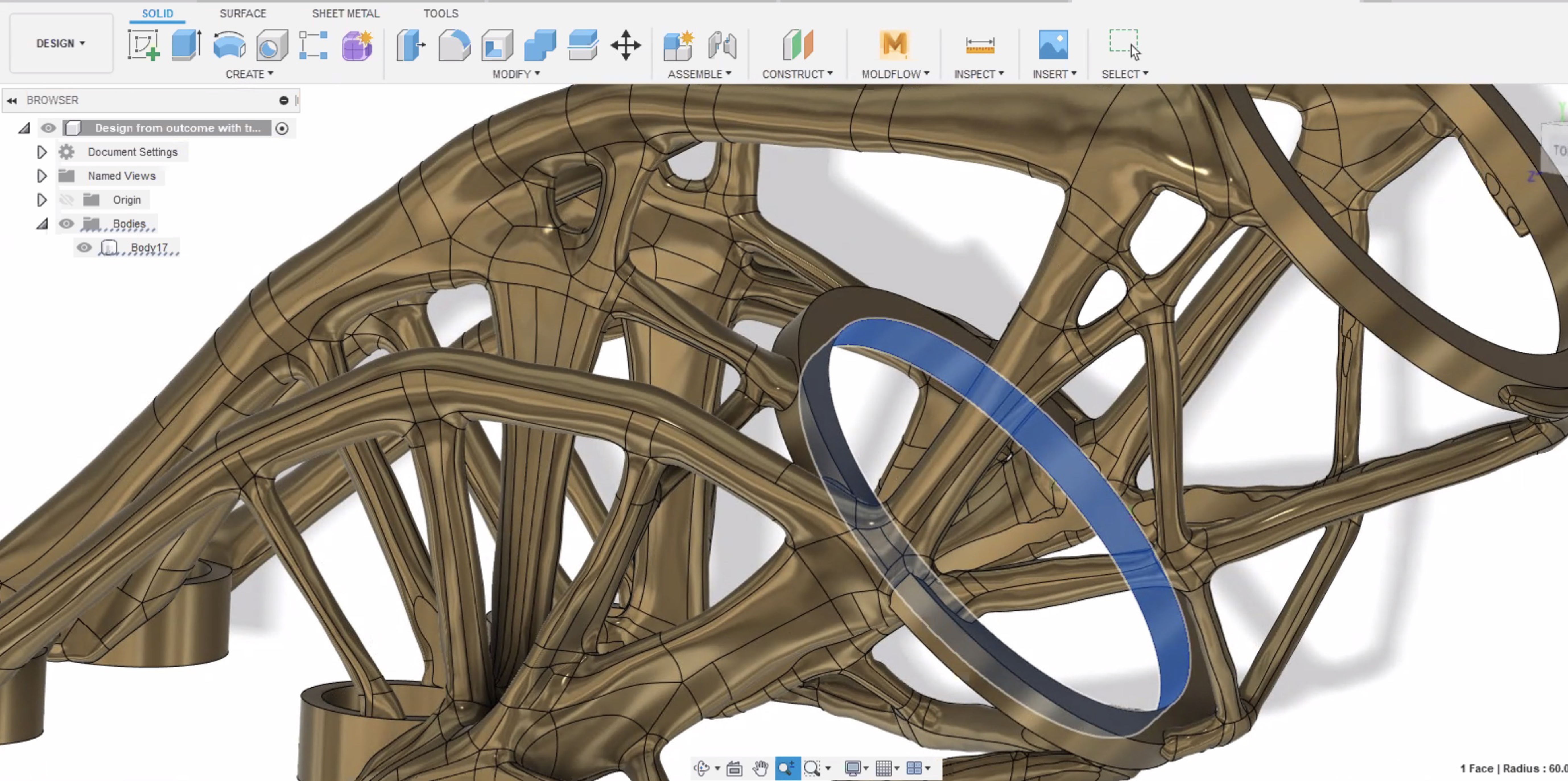 Generative Design Rear Triangle Generative design in de maakindustrie | Cadix
