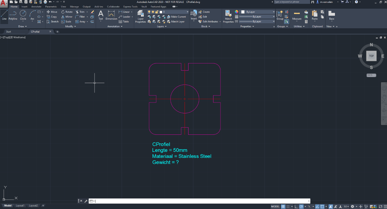 Printscreen Autocad 2D DWG